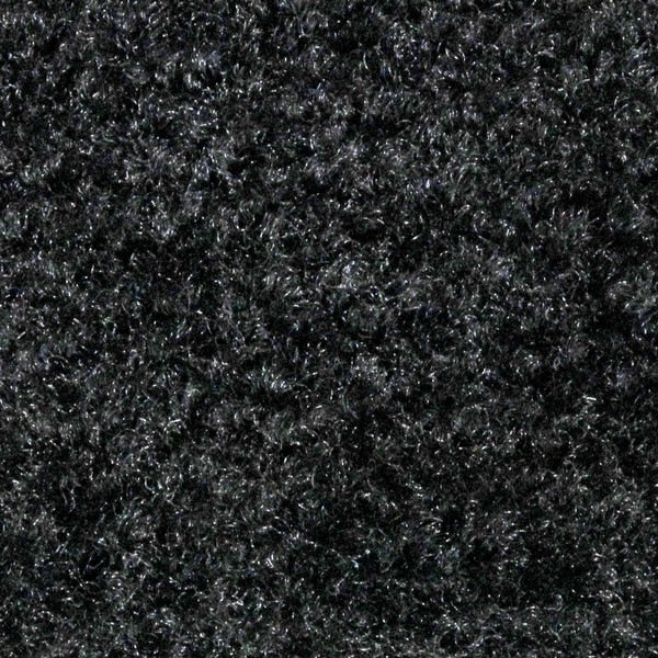 Plush Mat, Black 4' x 8', Smooth Backing