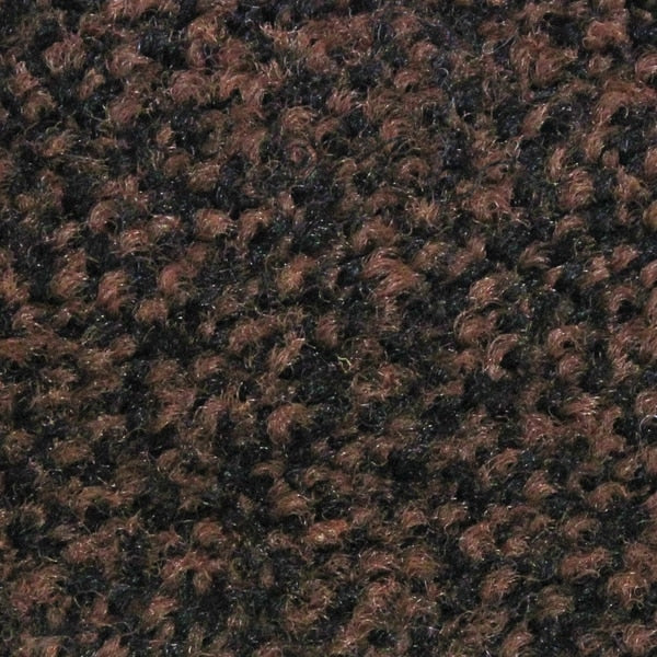 Plush Mat, Brown/Black 3' x 10', Smooth Backing