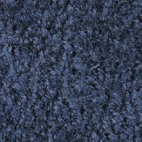 Plush Mat, Deeper Navy 3' x 5', Smooth Backing