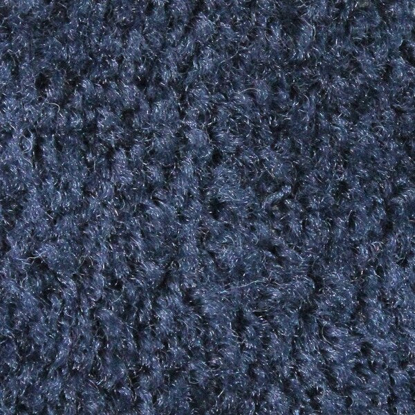 Plush Mat, Deeper Navy 3' x 10', Smooth Backing
