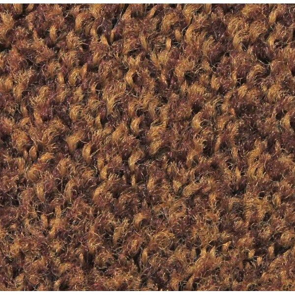 Plush Mat, Golden Brown 3' x 4', Smooth Backing