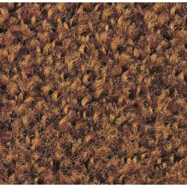 Plush Mat, Golden Brown 3' x 10', Smooth Backing