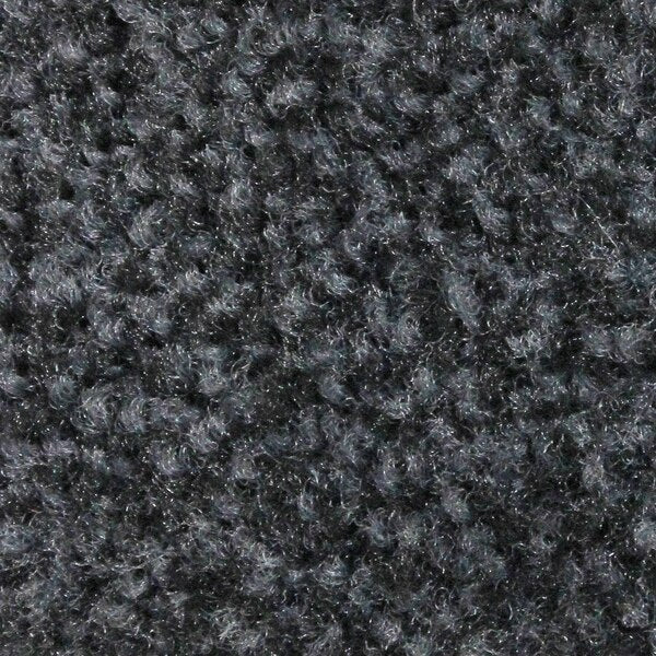Plush Mat, Midnight Grey 3' x 10', Smooth Backing
