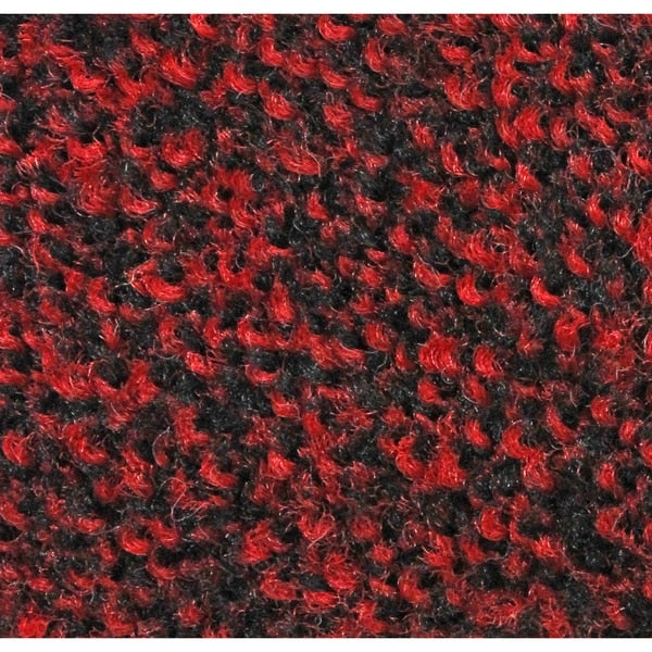 Plush Mat, Red Pepper 2' x 3', Smooth Backing