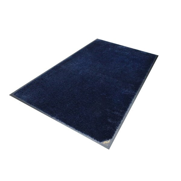 Plush Mat, Deeper Navy 3' x 5', Smooth Backing