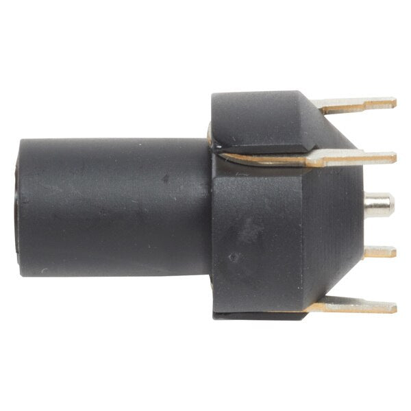 In-Line 4mm Safety Jack For PCB, Black