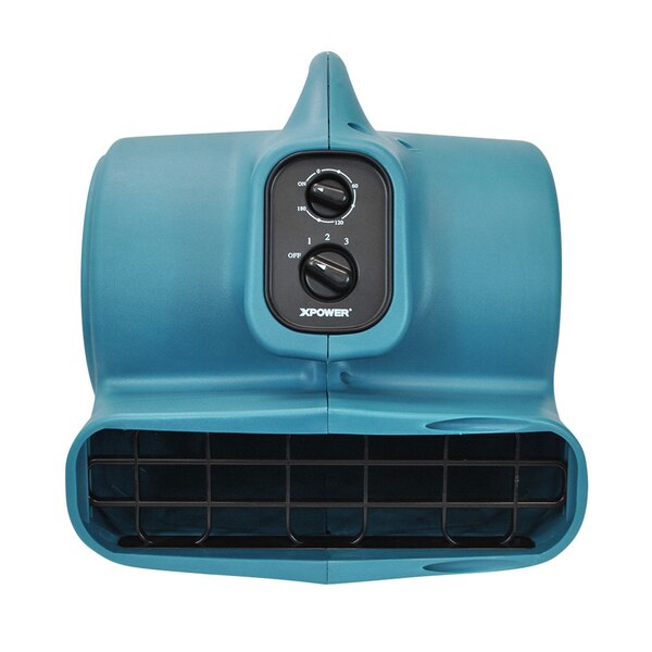 1/3 HP, 2000 CFM, 3.8 Amps, 3 Speeds Scented Air Mover with Power Outlets, 3-Hour Timer and Refillable Scent Cartridge