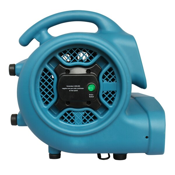 1/3 HP, 2000 CFM, 3.8 Amps, 3 Speeds Scented Air Mover with Negative Ion Generator, Refillable Scent Cartridge and 3-Hour Timer
