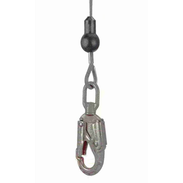 Self Retracting Lifeline, 30 ft., 310 lbs., one person Weight Capacity, Blue