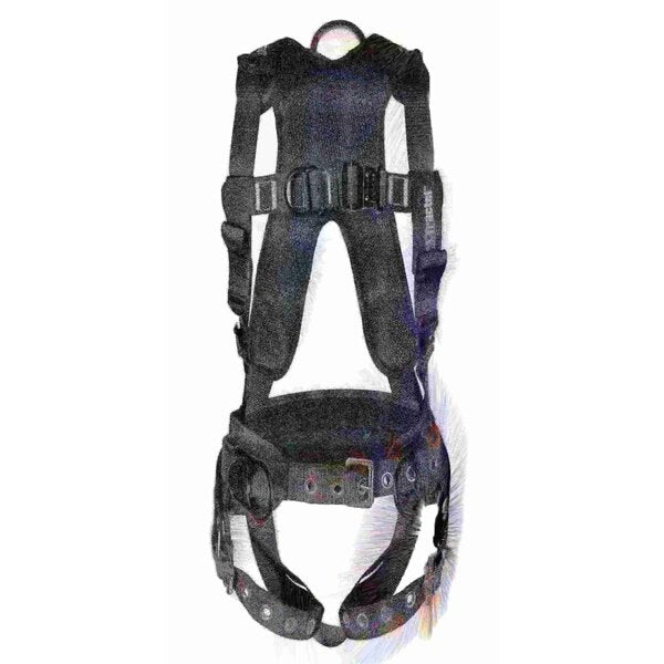 Tower Tracx Full Body Harness, Tower, Mast, & Aerial Climbing, 2XL Size
