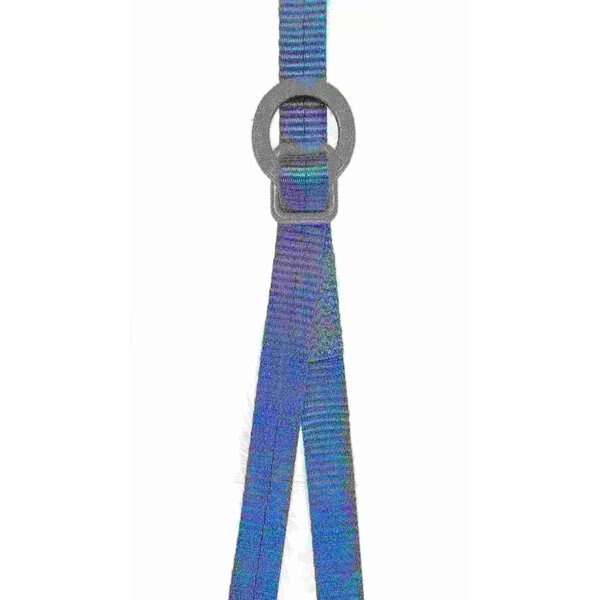 Lanyard, 4 to 6 ft., 310 lbs., one person Weight Capacity, Blue and Black