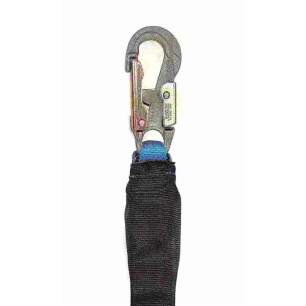 Lanyard, 6 ft., 310 lbs., one person Weight Capacity, Blue and Black