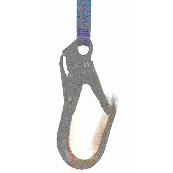 Lanyard, 6 ft., 310 lbs., one person Weight Capacity, Blue and Black