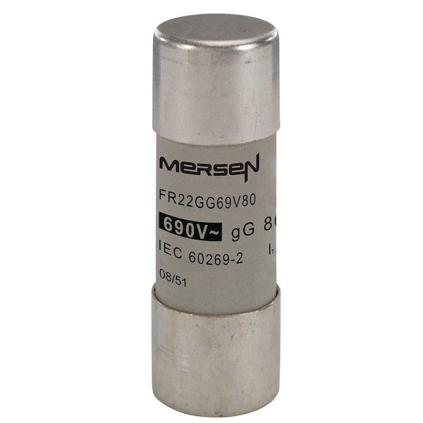 Fuse, 80A, 22mm x 58mm
