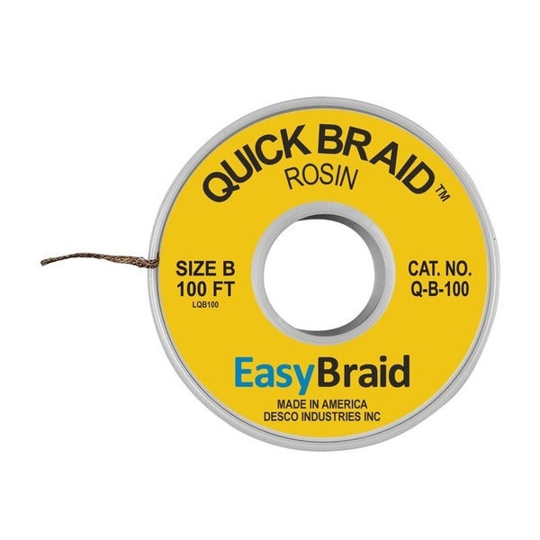 DESOLDERING BRAID, QUICK BRAID .050