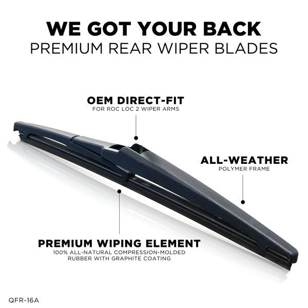 Roc Loc 2 Rear Wiper Blade, 16