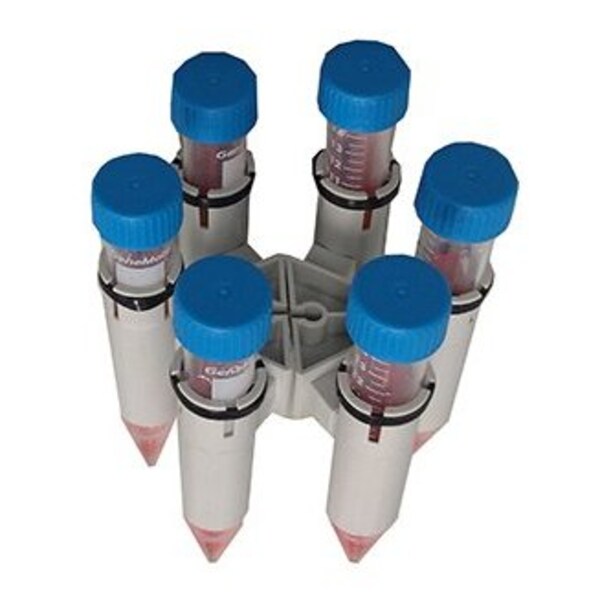 Tube Holder 6 x 15mL, Plastic