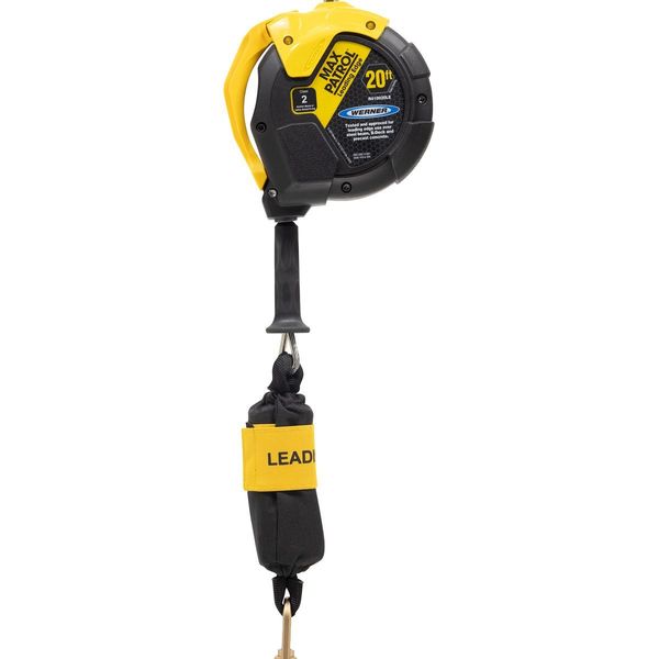 Self-Retract Lifeline w/Snp Hook, 30, Blk