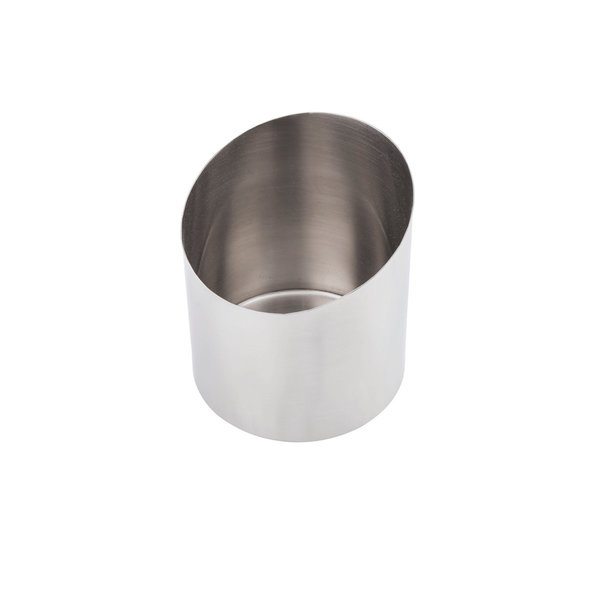 Brushed SS Round Cup, 3.75