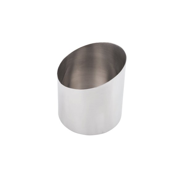 Brushed SS Round Cup, 3.75