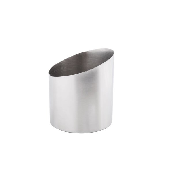 Brushed SS Round Cup, 3.75