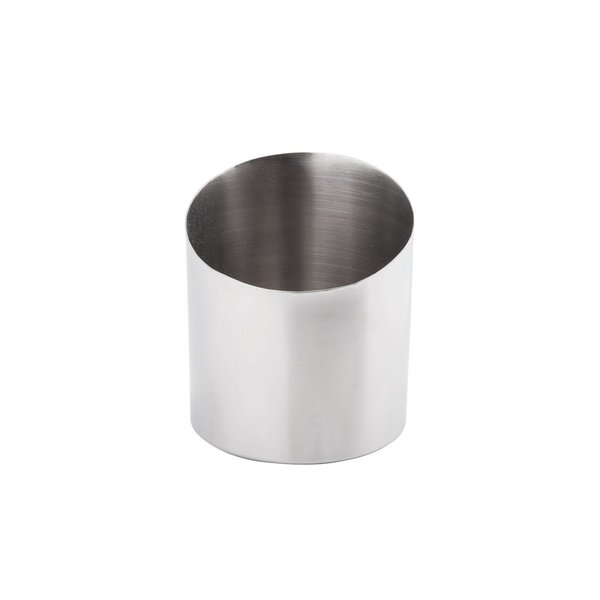 Brushed SS Round Cup, 3.75