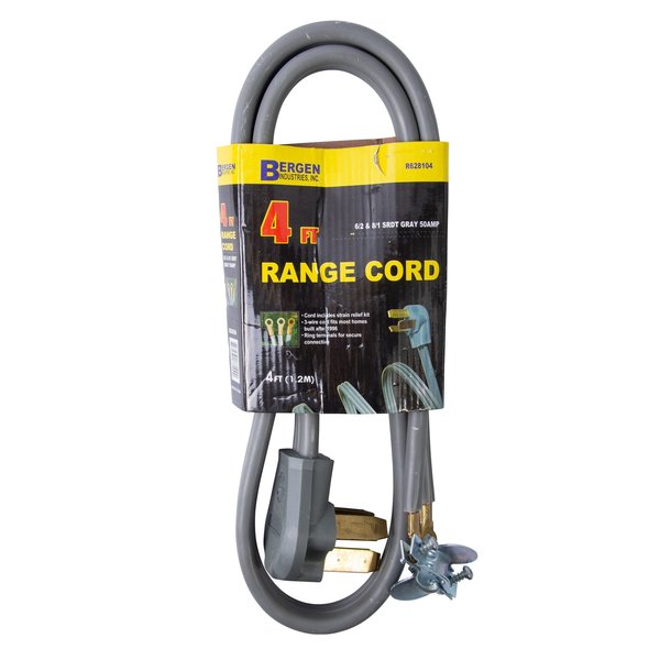 Appliance Power Cord 4FT.3-Wire Oven Ra
