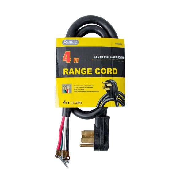 Appliance Power Cord 4FT.4-Wire Oven Ra