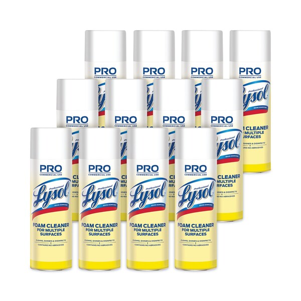 Disinfectant Foam Cleaner, 24 oz. Aerosol Spray, Fresh