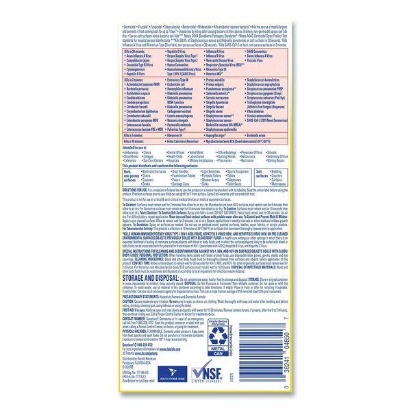 Disinfectant Spray, 19 oz. Aerosol Spray, Original