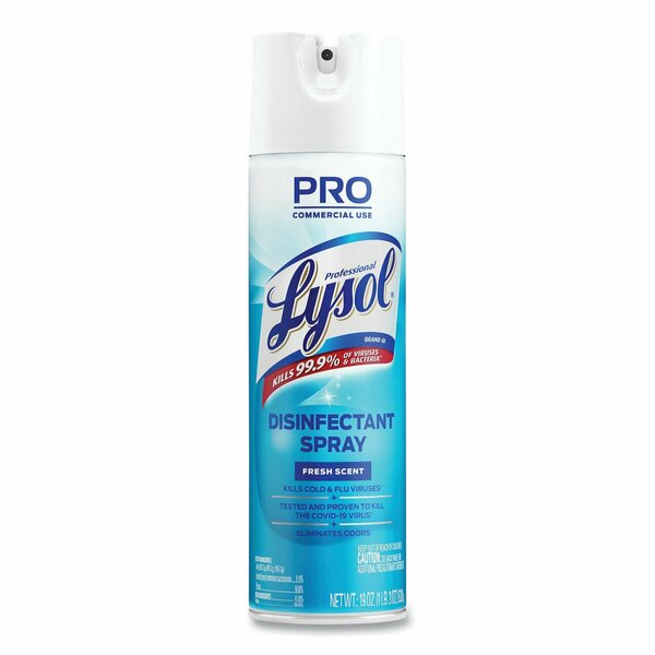 Disinfectant Spray, 19 oz. Aerosol Spray, Fresh