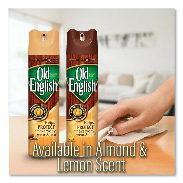 Furniture Polish, Fresh Lemon Scent, 12.5 oz Aerosol Spray, PK12
