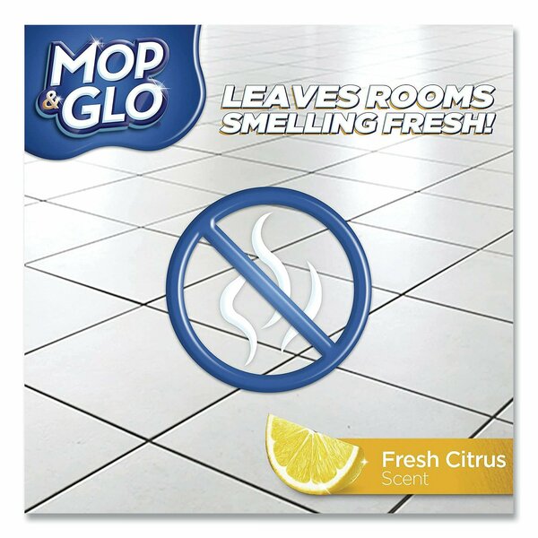 Triple Action Floor Shine Cleaner, Fresh Citrus Scent, 64 oz Bottle, PK6