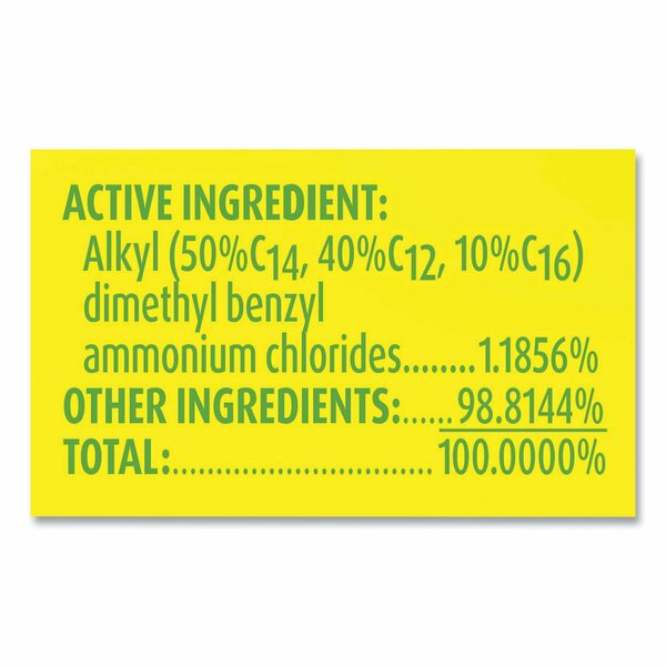 Cleaner and Disinfectant, 144 oz. Bottle, Sparkling Lemon & Sunflower Essence, 4 PK