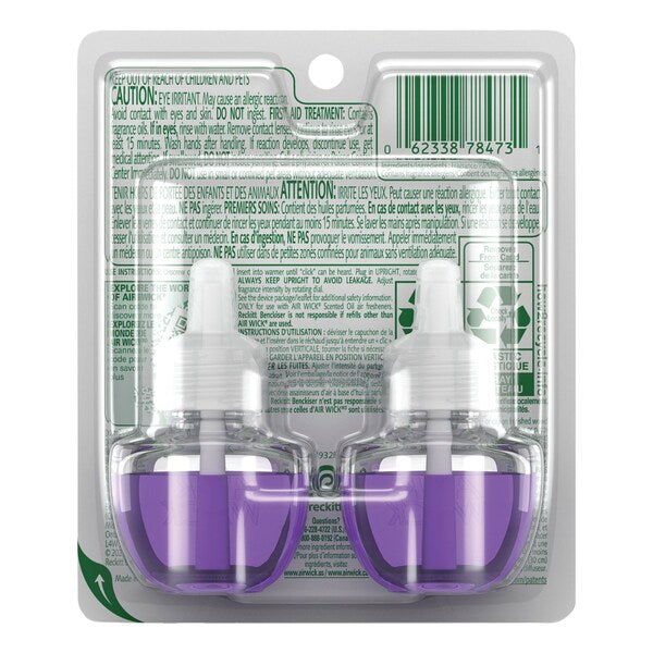 Scented Oil Refill, Lavender and Chamomile, 0.67 oz, PK2