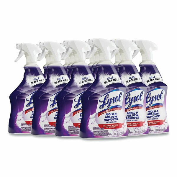 Liquid Foam 32 oz Mold Mildew Remover, Trigger Spray Bottle, 12 PK