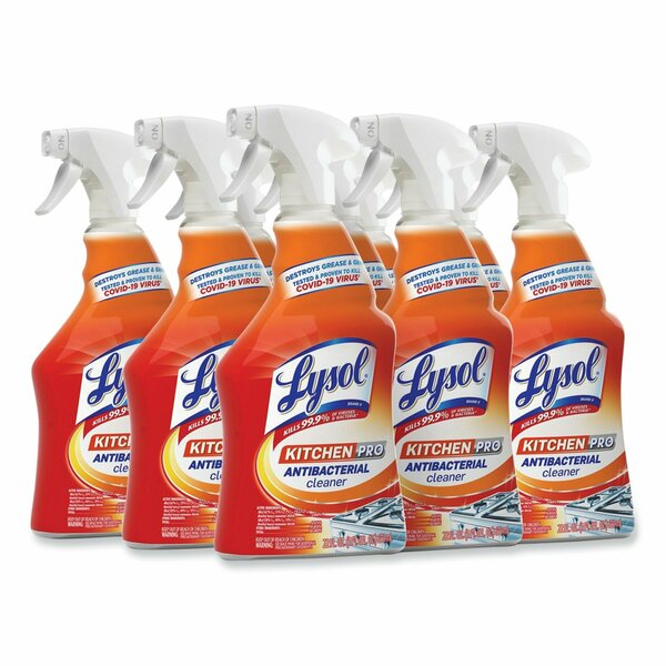 Antibacterial Kitchen Cleaner, 22 oz. Trigger Spray Bottle, Citrus, 9 PK