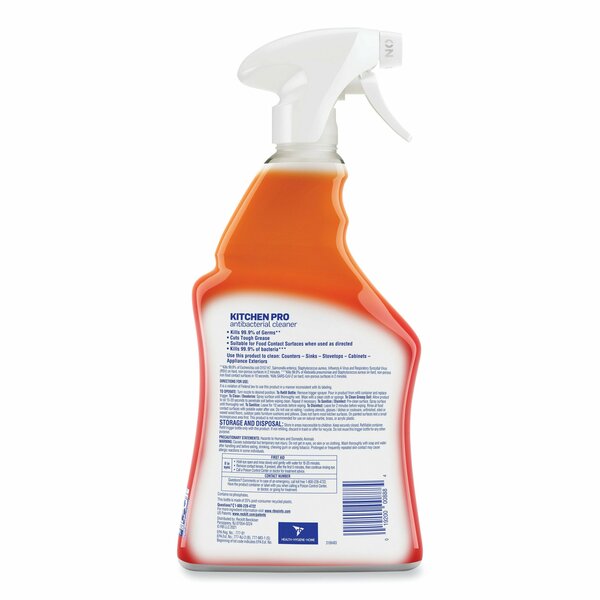 Antibacterial Kitchen Cleaner, 22 oz. Trigger Spray Bottle, Citrus, 9 PK