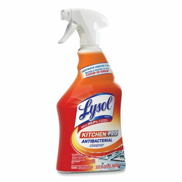 Antibacterial Kitchen Cleaner, 22 oz. Trigger Spray Bottle, Citrus, 9 PK