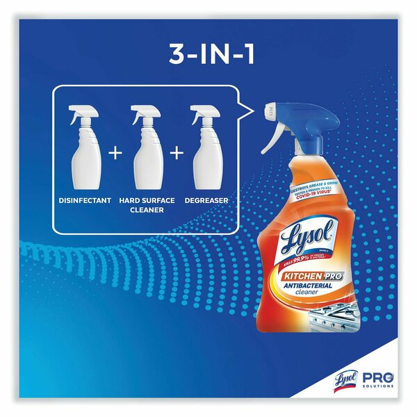 Antibacterial Kitchen Cleaner, 22 oz. Trigger Spray Bottle, Citrus, 9 PK