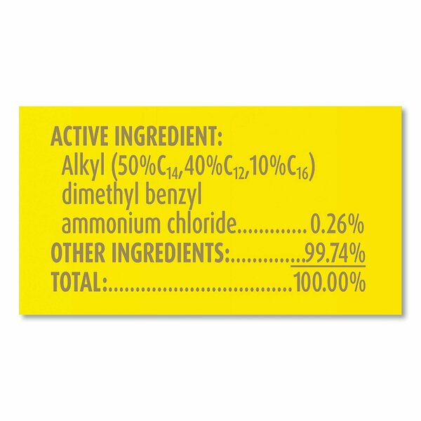 Disinfecting Wipes, White, Canister, Nonwoven Fiber, 35 Wipes, 7 1/4 in L x 7 in W