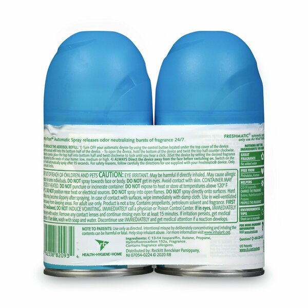 Freshmatic Ultra Spray Refill, Fresh Waters, 5.89 oz Aerosol Spray, PK6