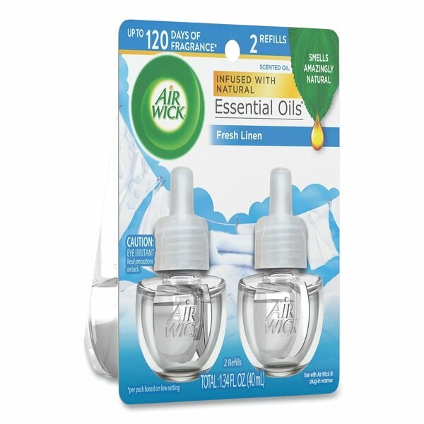 Scented Oil Refill, Fresh Linen, 0.67 oz, PK2
