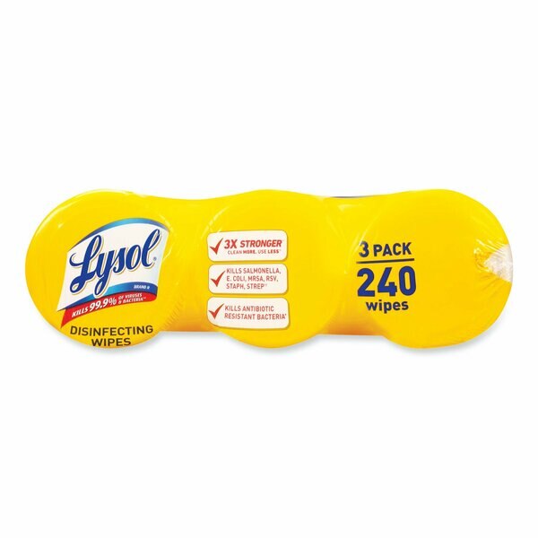 Disinfecting Wipes, Canister, Lemon & Lime BlossomÂ®, White
