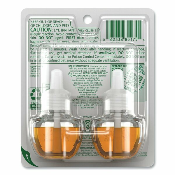 Scented Oil Twin Refill, Hawai'i Exotic Papaya/Hibiscus Flower, 0.67 oz, PK2