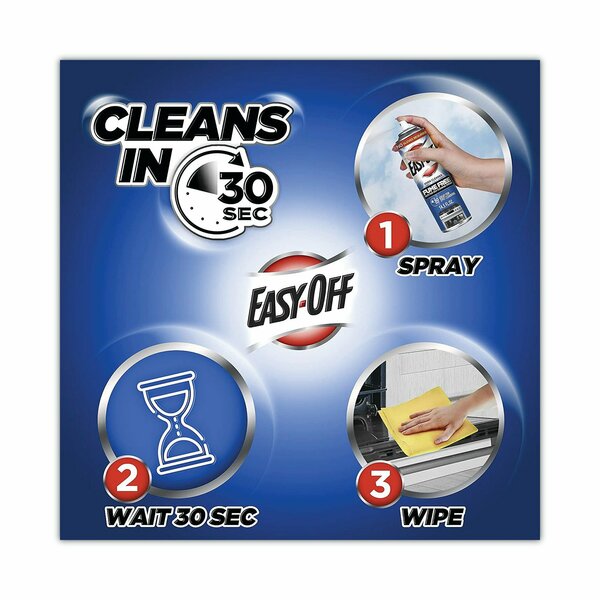 Fume Free Max Oven Cleaner, Foam, Lemon, 24 oz Aerosol Spray, PK6