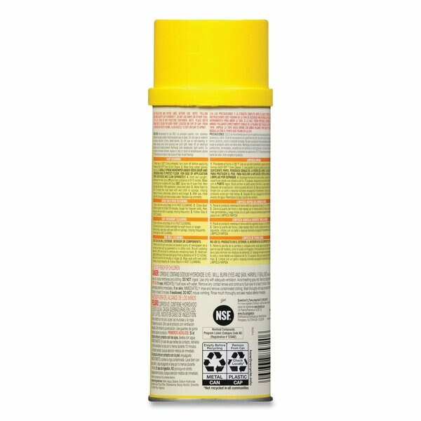 Oven and Grill Cleaner, Aerosol Can, 24 oz, Heavy Duty, Unscented, 6 Pack