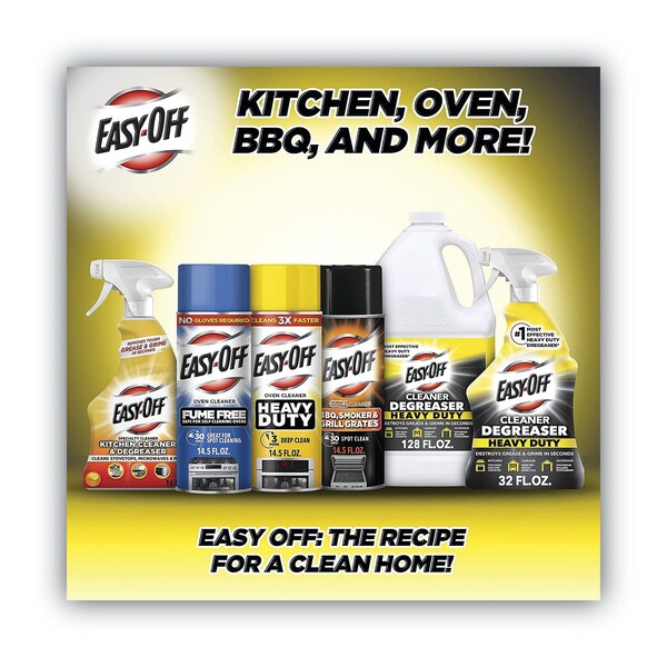 Fume-Free Oven Cleaner, Lemon Scent, 14.5 oz Aerosol Spray