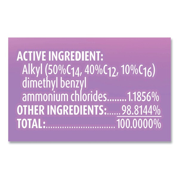 Cleaner and Disinfectant, 144 oz. Bottle, Lavender & Orchid Essence, 4 PK