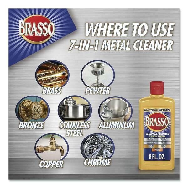 Metal Surface Polish, 8 oz Bottle, PK8